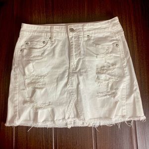 White American Eagle mini skirt